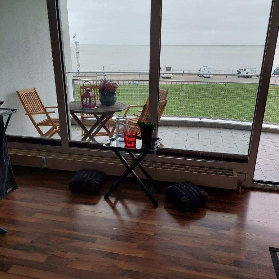 Studio Mit Meerblick Und Grosser Loggia - Direktzugang Zur Nordsee ヴィルヘルムスハーフェン エクステリア 写真