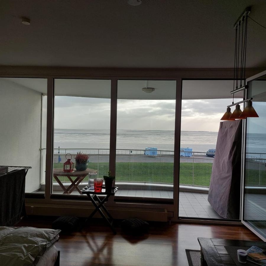 Studio Mit Meerblick Und Grosser Loggia - Direktzugang Zur Nordsee ヴィルヘルムスハーフェン エクステリア 写真