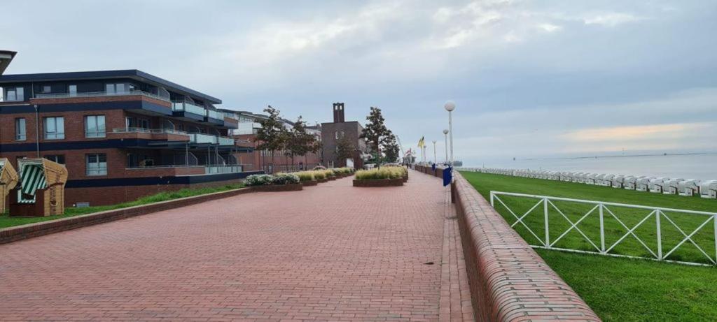 Studio Mit Meerblick Und Grosser Loggia - Direktzugang Zur Nordsee ヴィルヘルムスハーフェン エクステリア 写真