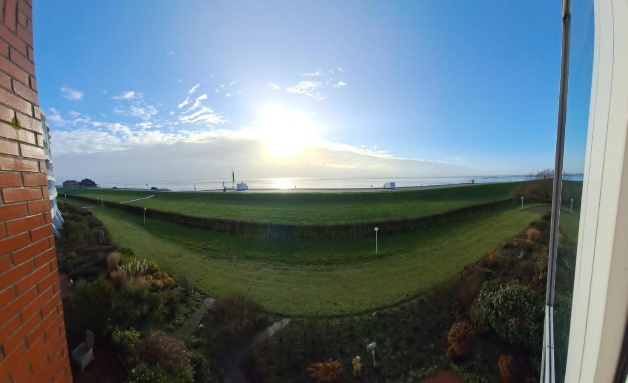 Studio Mit Meerblick Und Grosser Loggia - Direktzugang Zur Nordsee ヴィルヘルムスハーフェン エクステリア 写真